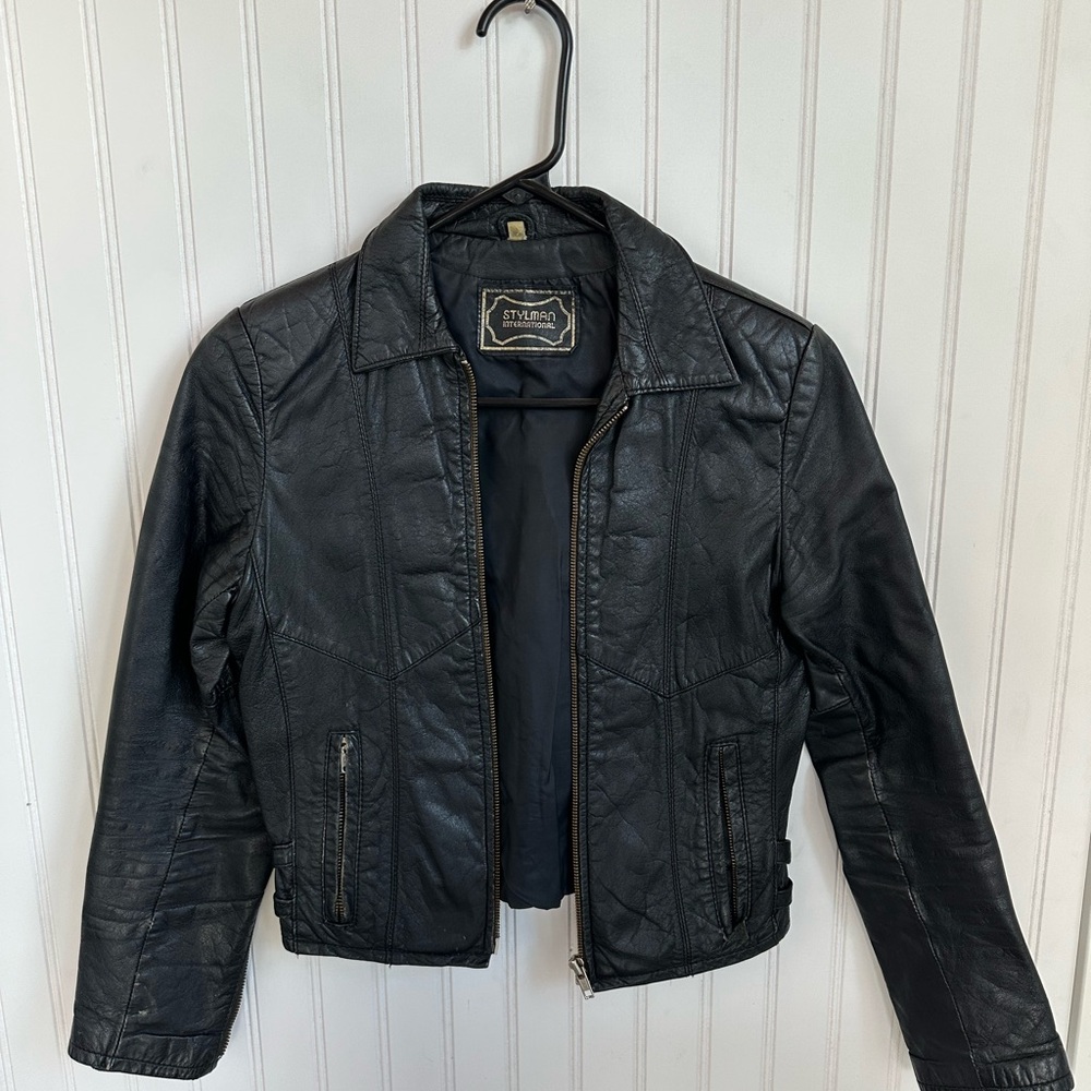 Black 100% Leather Jacket